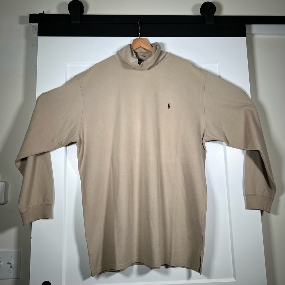Polo Ralph Lauren Tan Turtle Neck Tee